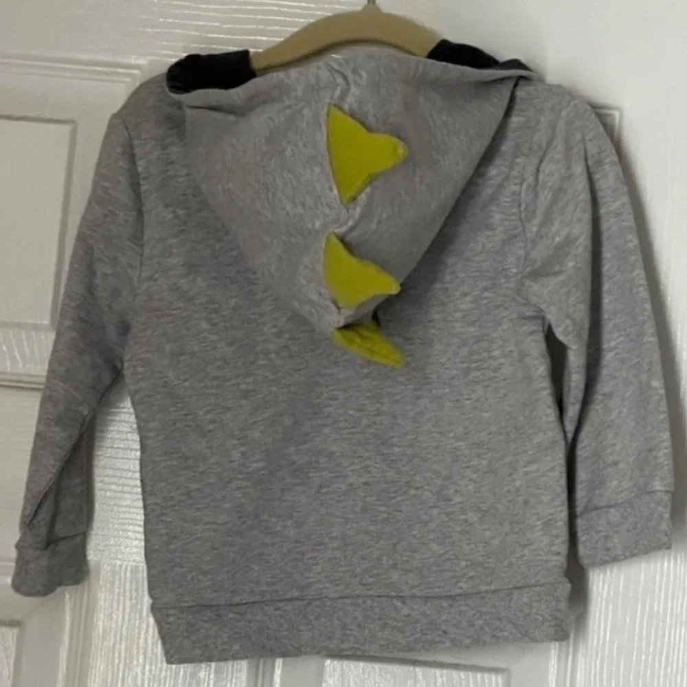 Tommy Bahama Toddler Gray Grey Zip Up Hoodie Shark Fin 2T